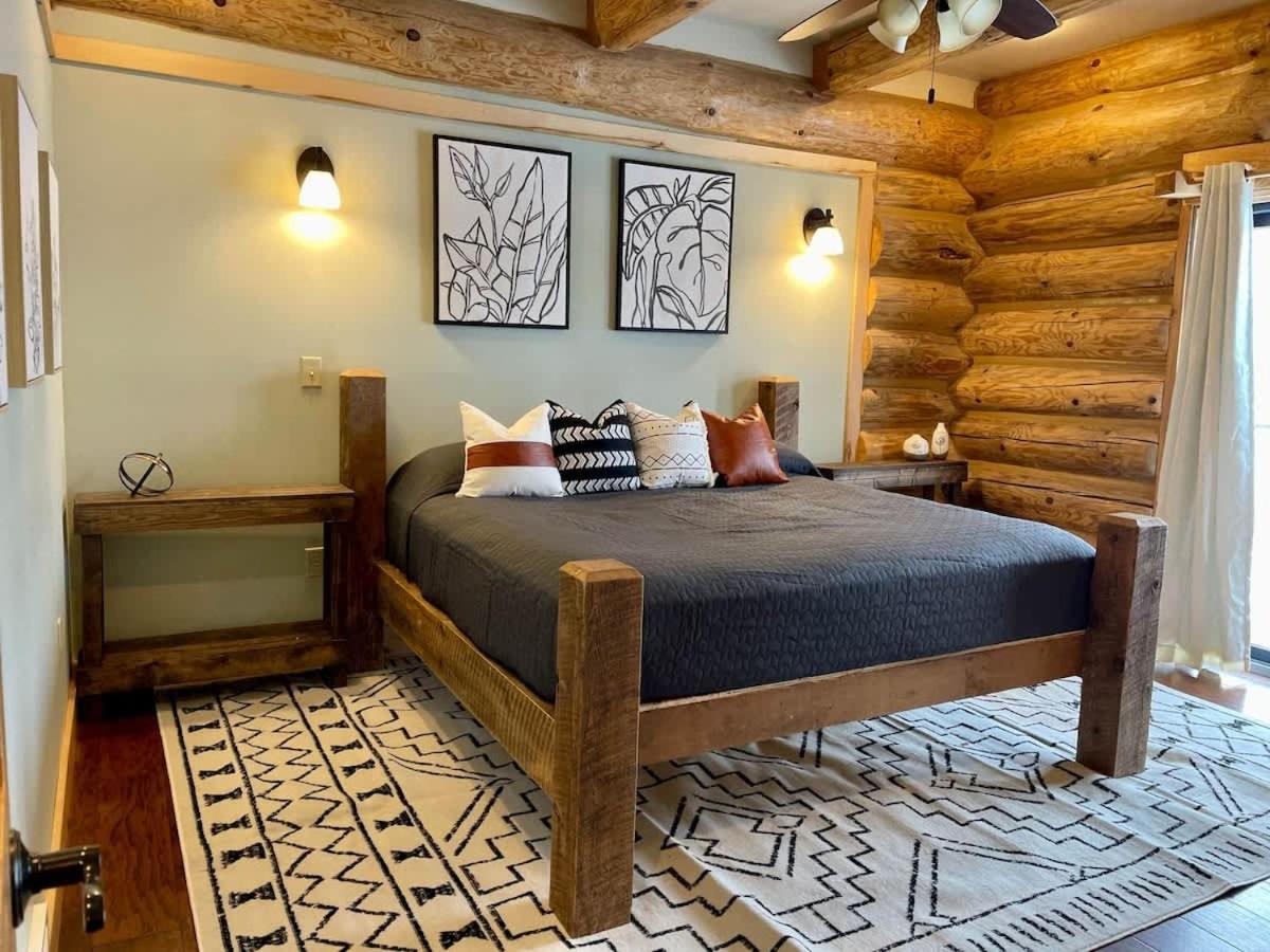 Stunning Log Cabin Getaway At The Hannu Haus Ironwood Ngoại thất bức ảnh
