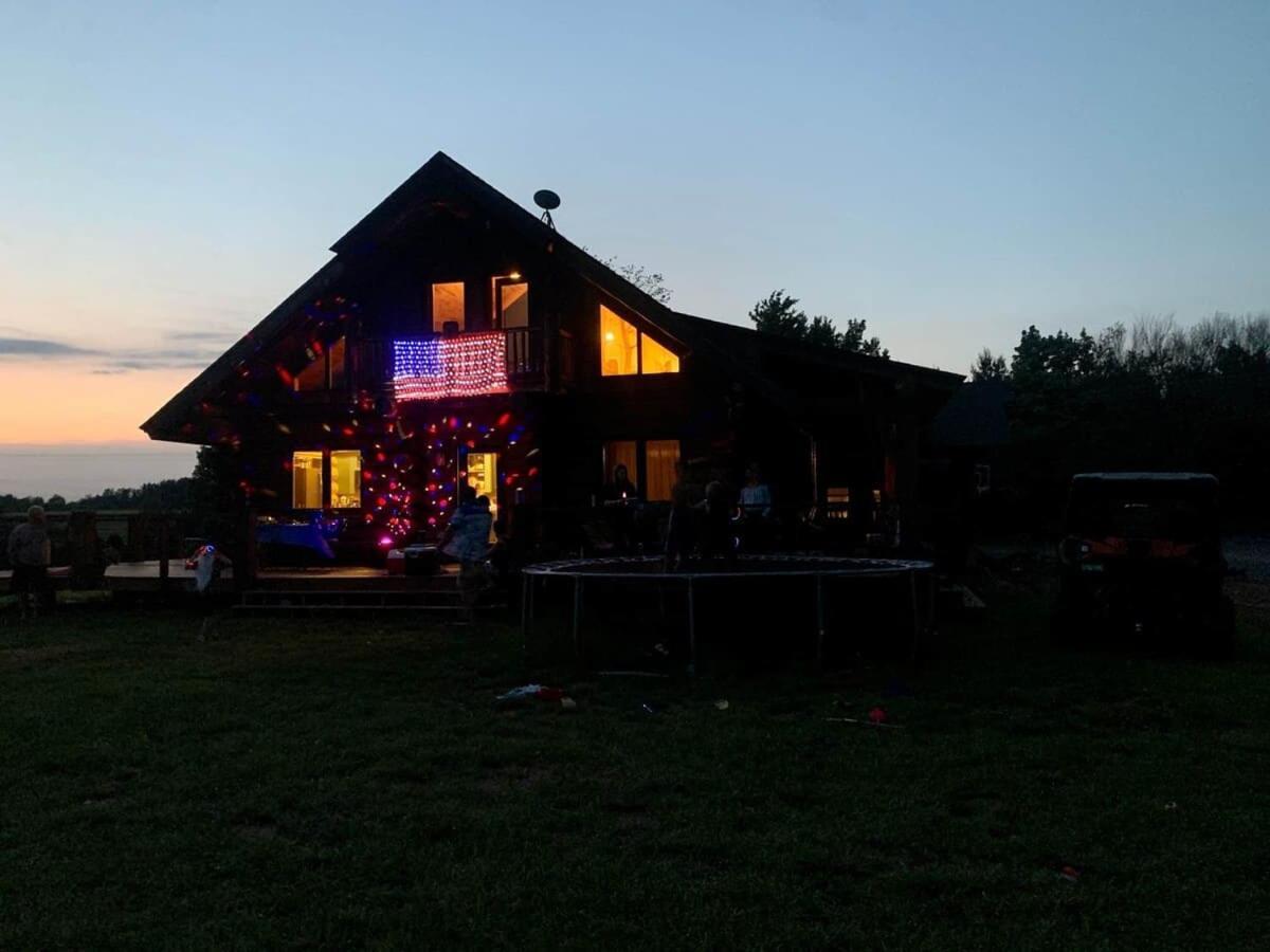 Stunning Log Cabin Getaway At The Hannu Haus Ironwood Ngoại thất bức ảnh