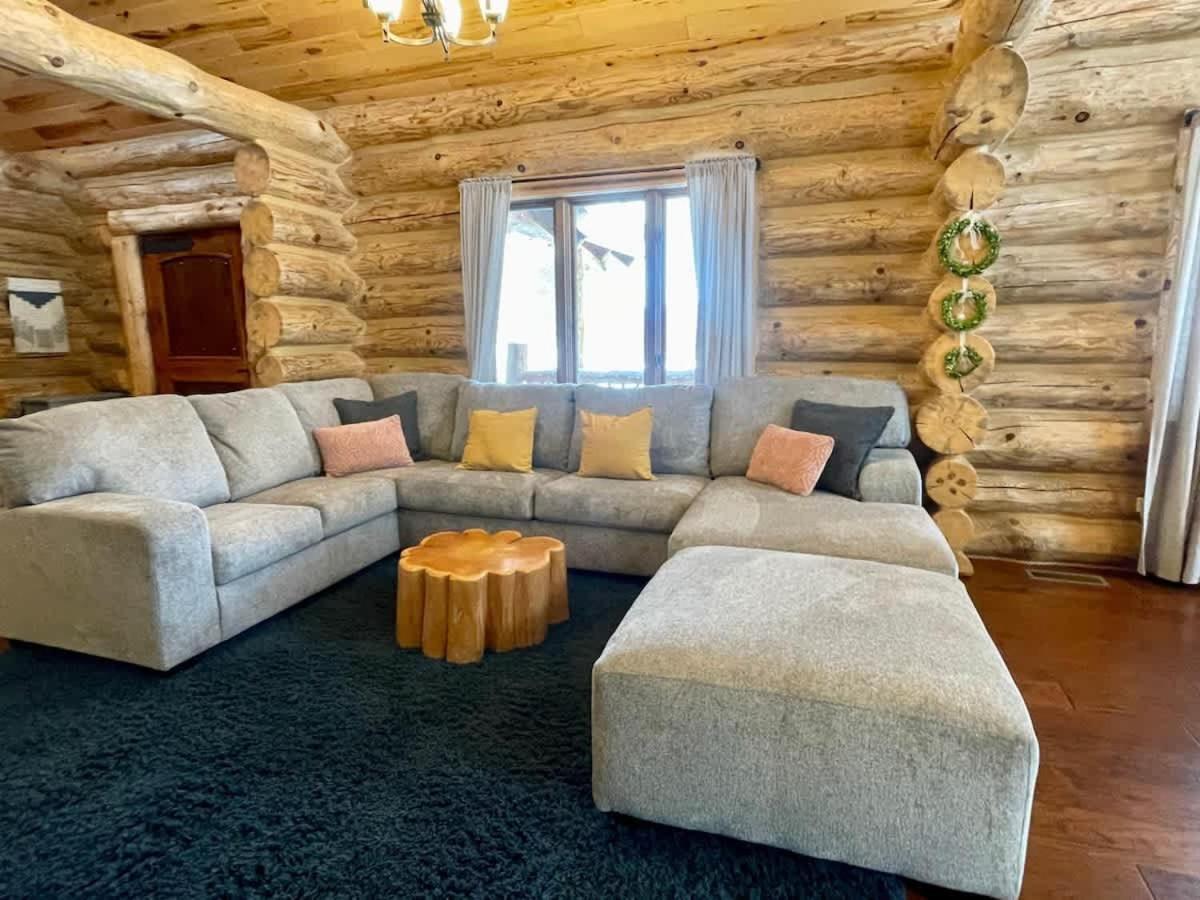 Stunning Log Cabin Getaway At The Hannu Haus Ironwood Ngoại thất bức ảnh